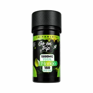 Go On Trip 7OH Kratom Extract Tablets Mango 1500mg – 10ct (150mg/tab)