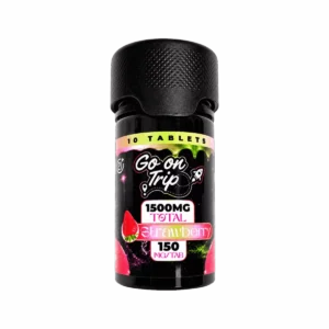 Go On Trip 7OH Kratom Extract Tablets Strawberry 1500mg – 10ct (150mg/tab)